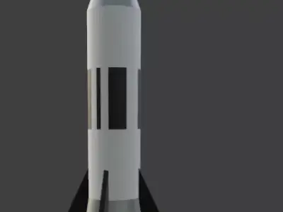 free simple rocket Free 3D model