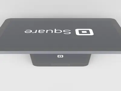 Square Register Powered By Square POS 3D model