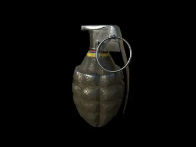 Grenade Pack Low-poly 3D model buy