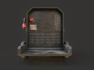 POWER DISTRIBUTOR Low-poly 3D model