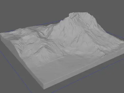 Snow Mountain 3D model