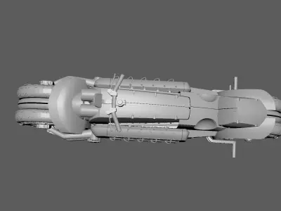 DodgeTomahawk spacecraft 3D model