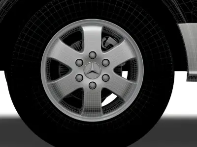 Mercedes Benz Sprinter Van 2018 wheel 3D model