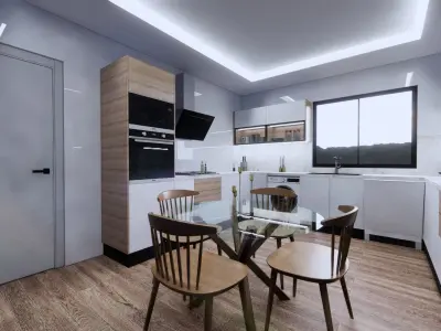 high gloss kitchen cabinets Free 3D model