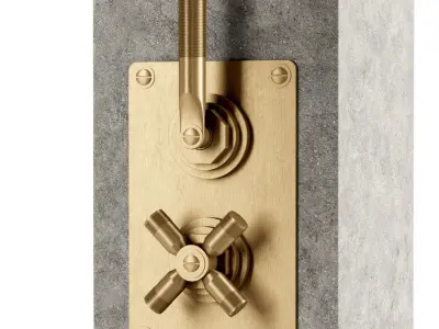 Landmark industrial urban shower by Samuel Heath  3D model