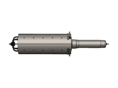 Desbobinadeira Uncoiler Decoiler 3D model