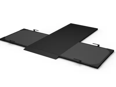 Deadlift Platforms Low-poly 3D model