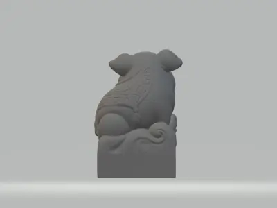 Pig Seal 3D print model