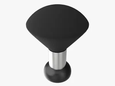 Barber Neck Hair Duster Brush 3D model