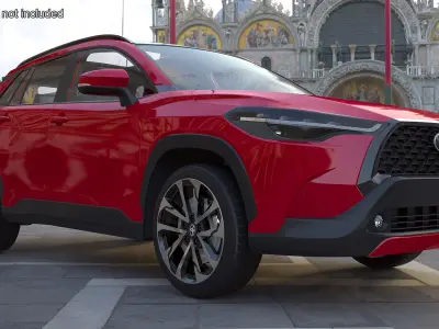  Toyota Corolla Cross 2023 Red Color 