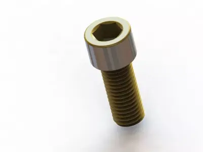 M12x30 bolt 3D model