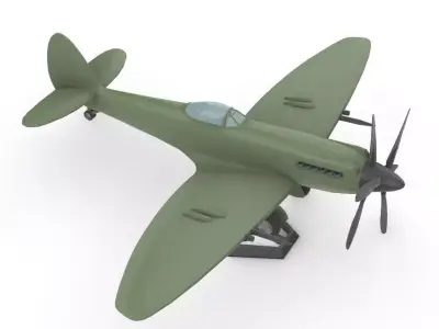 Supermarine Spitfire 3D print model purchase