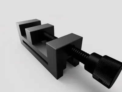 Mechanical Vise Free 3D model