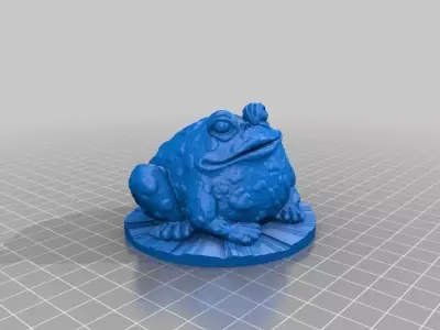 Garden Toad Free 3D print model