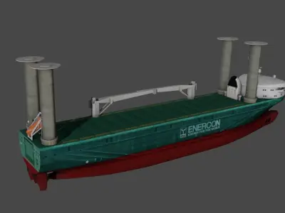 General Cargo E SHIP 1 3D model Low-poly 3D model