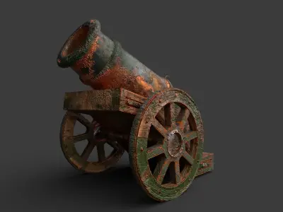 Small Range Canon  3D model