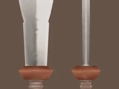 LowPoly RPG Weapons Pack Low-poly 3D model purchase