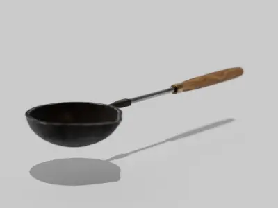 OB 00 27 vampire hunter pan Low-poly 3D model