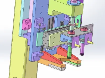 Automatic assembly of automobile differential 3D model