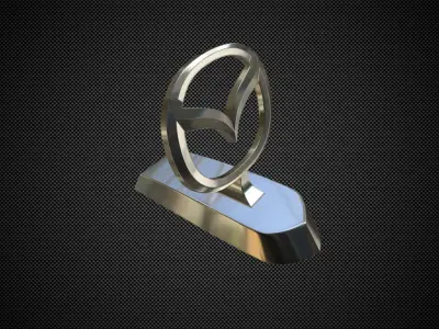 mazda logo 3D model by 3dlogoman
