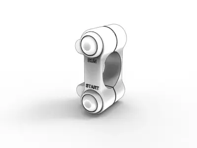 GP 2 Button Switchgear 3D model