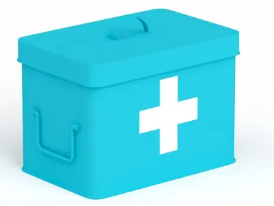 First Aid Kits Collection 3D model