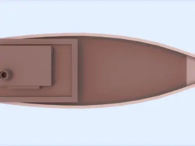 Low-Poly Ship boat Free low-poly 3D model