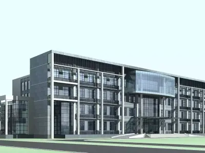 Office Building 3D model 232