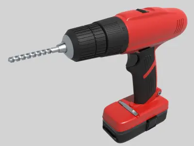 Portable Drill 3D model