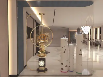GOLD STORE 3D model