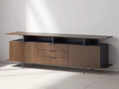 Alando 2 Doors Sideboard 3D model purchase