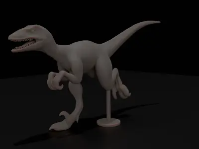 Velociraptor 3D print model
