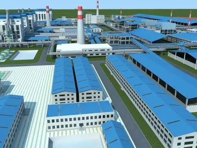 Factory 2 3D model