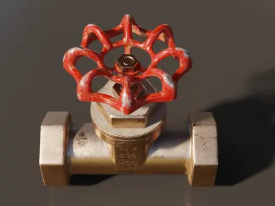 Water Valve 3D model