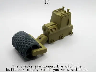 3D Printable Excavator - Supportless 3D print model