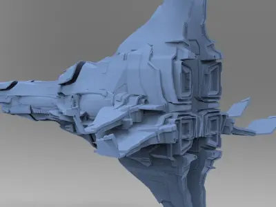 Star Glider Ship 6  3D model