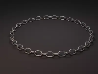 Chain Model Free low-poly 3D model