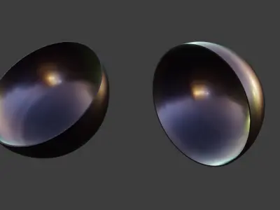 Hemispherical Dish 3D Model Free 3D model