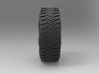 Wheel from Tesla Cybertruck 3D model