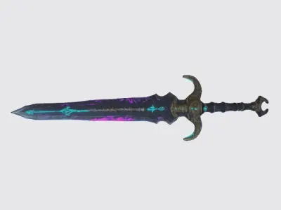 Fantasy sword 3D model