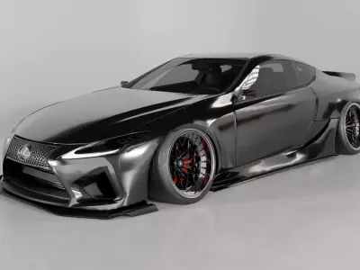 Lexus LC 500 3D model