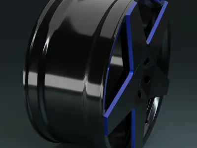Wheel disk rim  3D model
