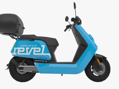 Revel Moped NIU Low-poly 3D model