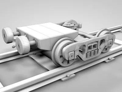 Train Wheels 3D model order