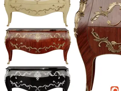 6706 - P Commode  3D model