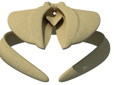 Whale Bone Skull 3D model