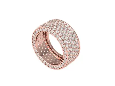 Engagement Wedding Band 3D print model