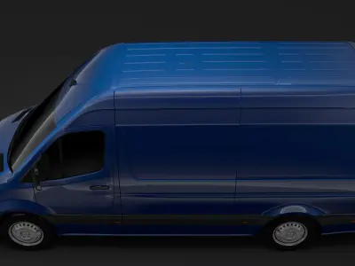 Freightliner Sprinter Panel Van L2H2 RWD 2020 3D model