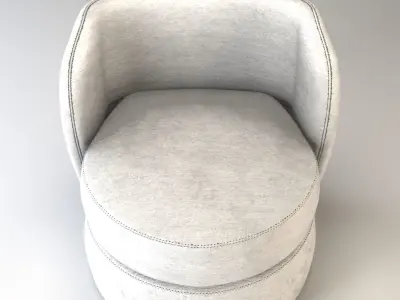 Forme Lounge Chair Free low-poly 3D model