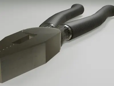 Piler 3D Model pliers Free low-poly 3D model